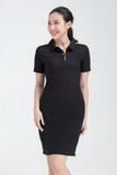  Đầm nữ dáng polo phối viền FWDR22FH52C 