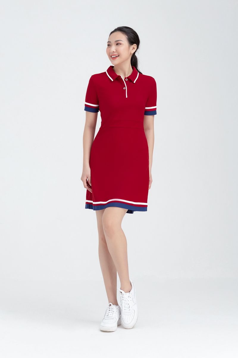  Đầm polo nữ dáng xòe FWDR22FH55C 