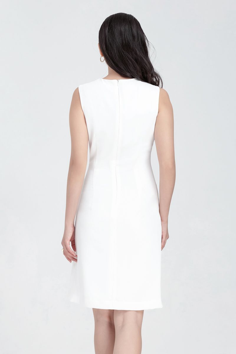  Đầm nữ dáng bút chì nhấn chéo eo FWDR22SS17C 