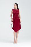  Đầm nữ dáng bút chì vạt chéo FWDR22SS18C 