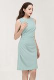  Đầm nữ dáng ôm xếp ly chéo eo FWDR22FH31C 