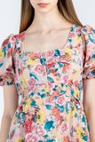  Đầm nữ họa tiết hoa nữ tính FWDR23SS11C 