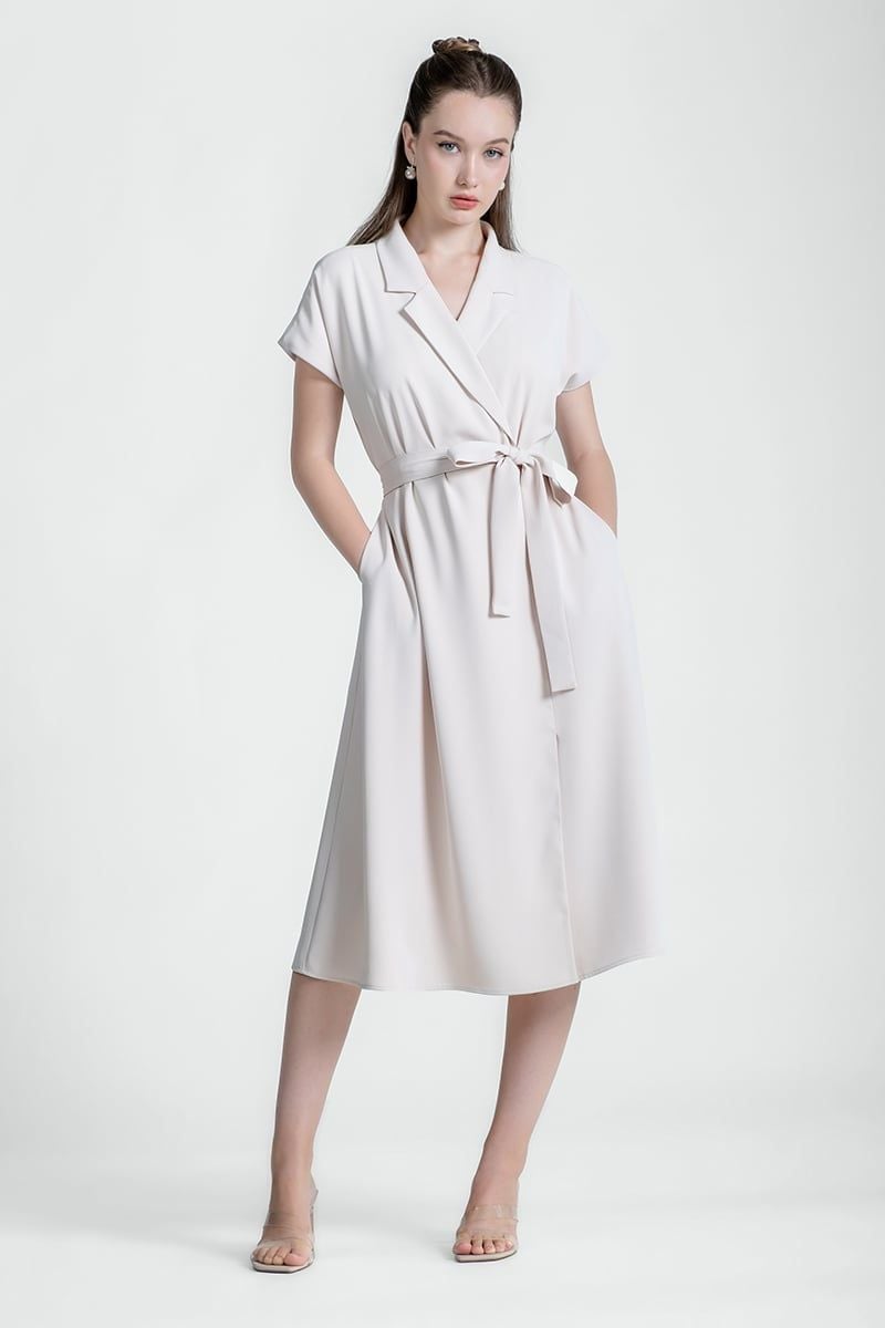  Đầm Nữ Dáng Vest FWDR24FH06C 