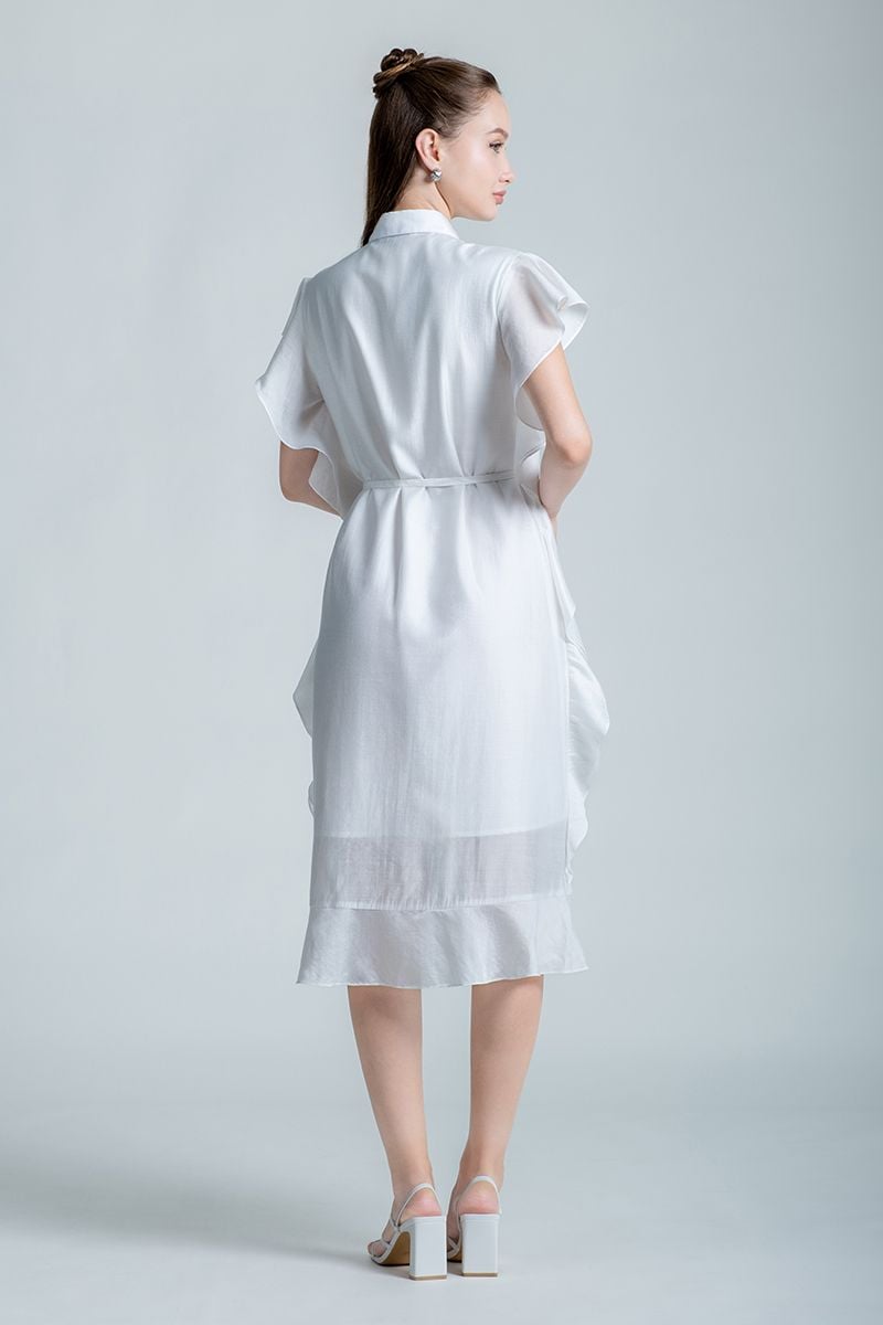  Đầm Sơ Mi Nữ Form Suông FWDR24FH27G 