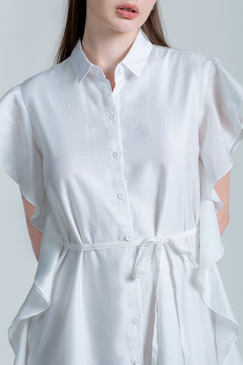  Đầm Sơ Mi Nữ Form Suông FWDR24FH27G 