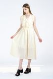  Đầm Cổ V Dáng Xòe FWDR24SS12G 