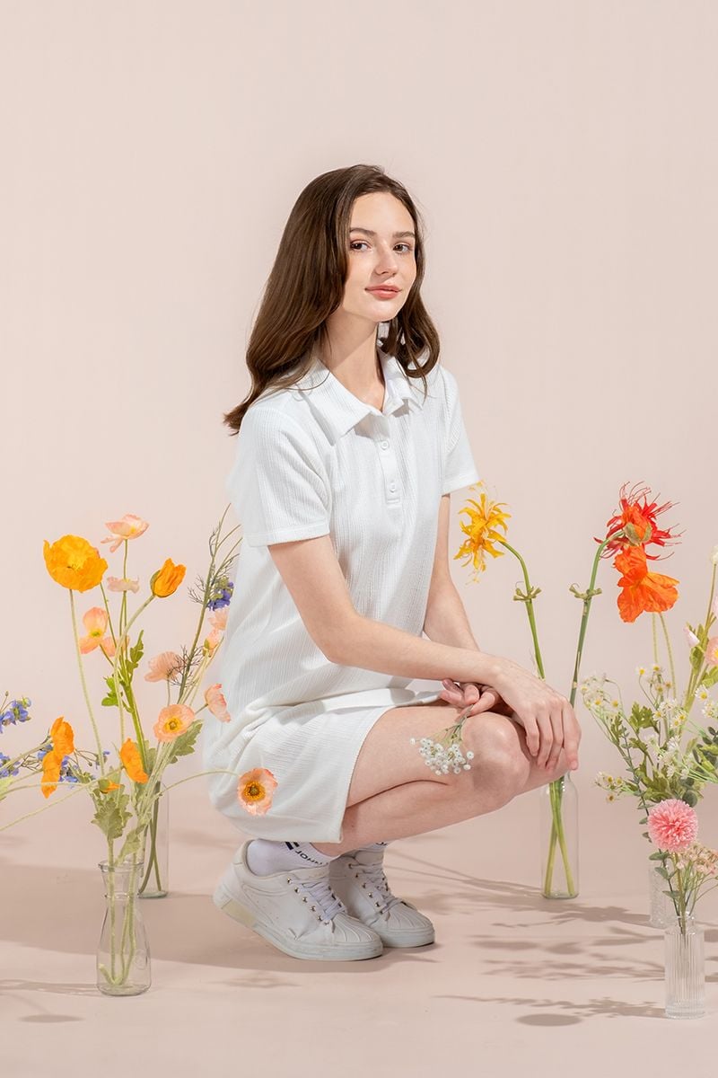  Đầm Polo Cá Tính FWDR24SS16G 