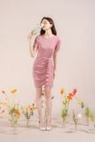  Đầm Tay Ngắn Form Suông FWDR24SS19G-C 