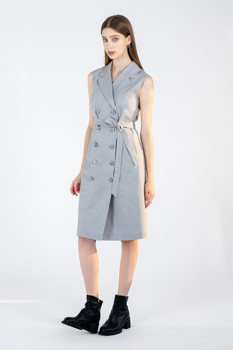  Đầm Cổ Vest Thanh Lịch FWDR24SS21C 