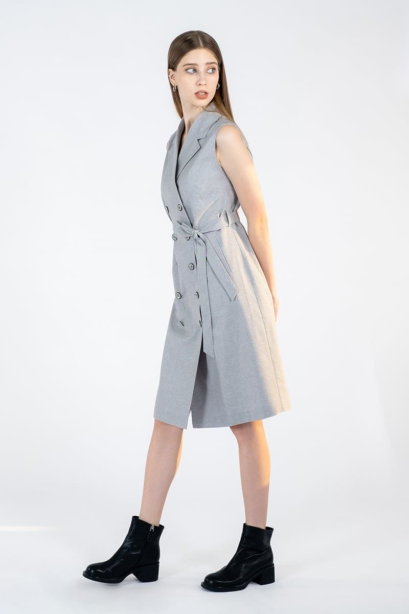  Đầm Cổ Vest Thanh Lịch FWDR24SS21C 