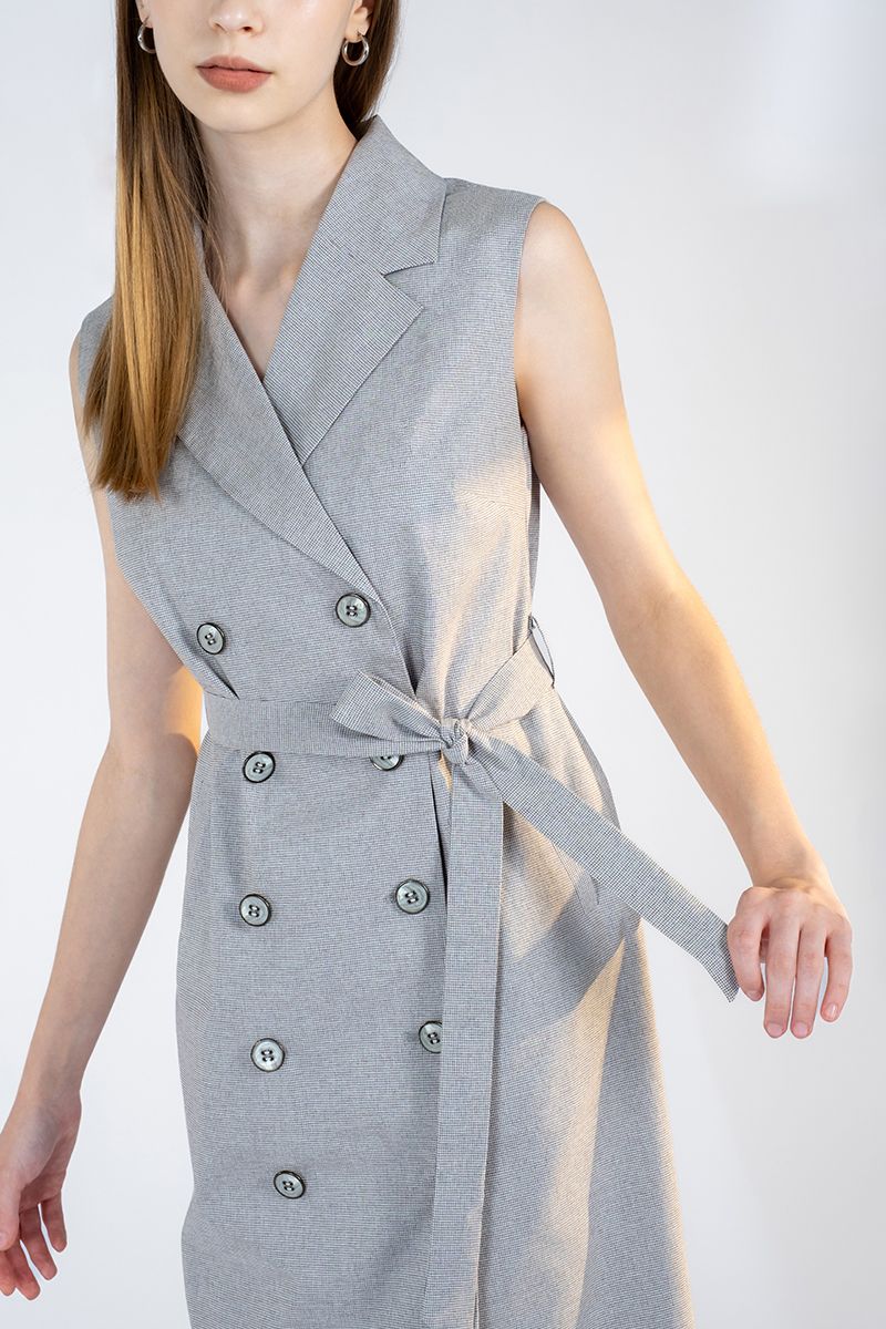  Đầm Cổ Vest Thanh Lịch FWDR24SS21C 
