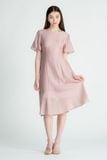  Áo Đầm Tay Lỡ Nữ Tính FWDR25SS09C 