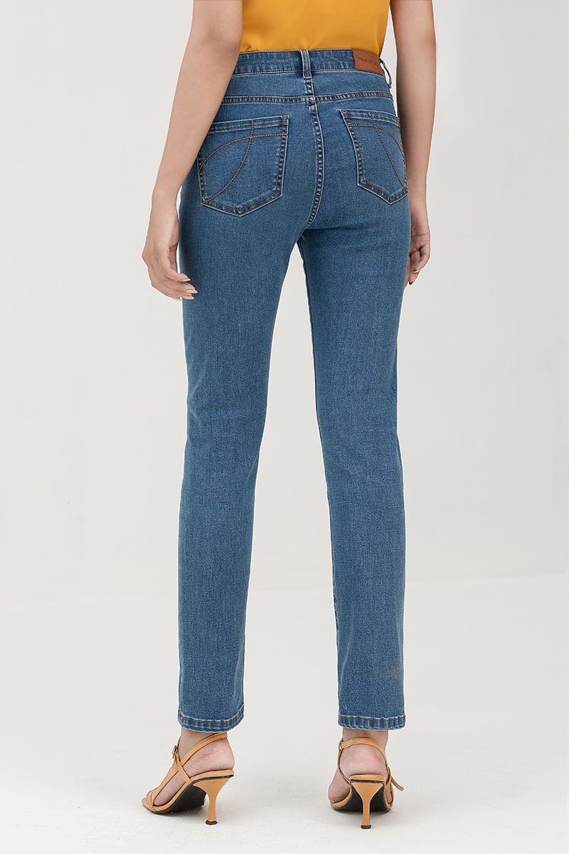  Quần jeans nữ dáng skinny FWJN22SS08C 