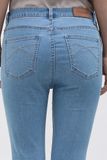  Quần jeans nữ dáng skinny lệch lai FWJN22SS09C 