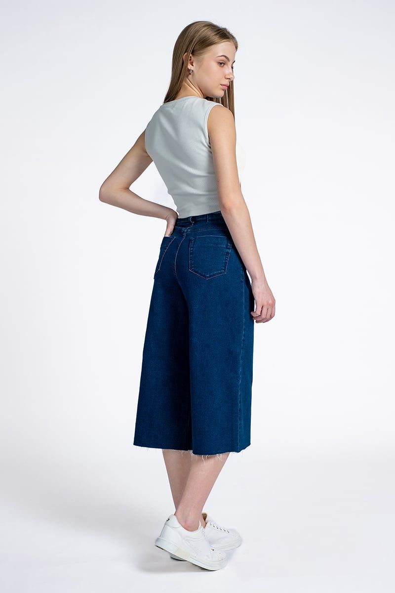  Quần Jean Nữ Form Cullotes FWJN24SS03G 