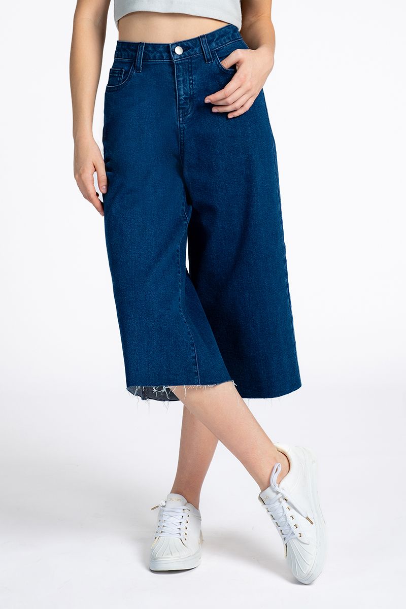  Quần Jean Nữ Form Culottes FWJN24SS03G 