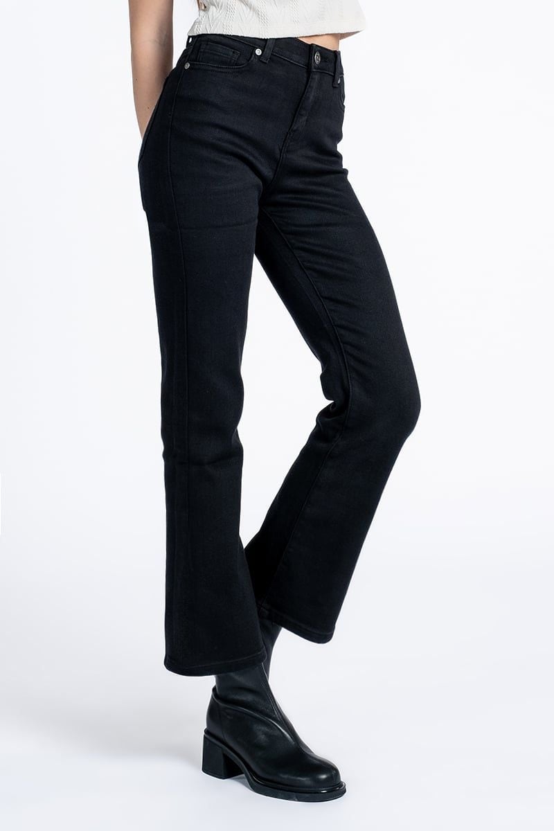  Quần Jean Nữ Ống Loe FWJN24SS06C 