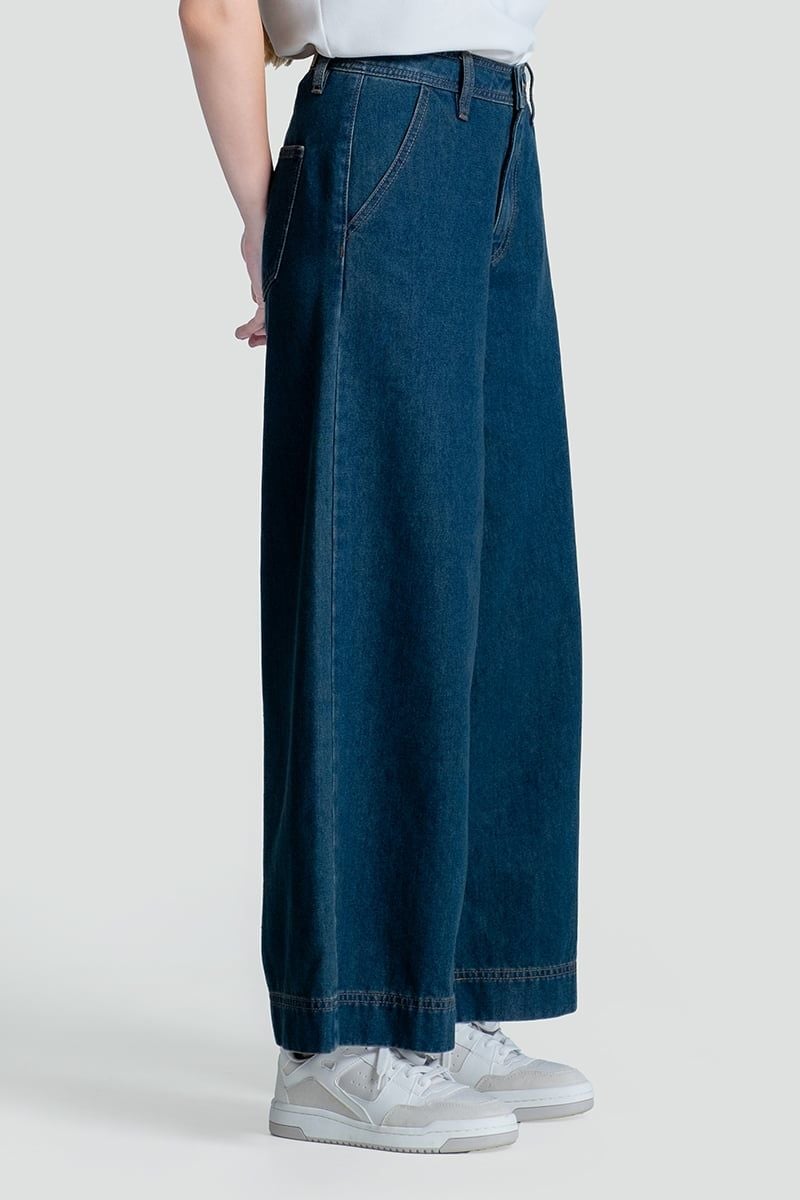  Quần Jeans Nữ Ống Rộng FWJN25SS05G 