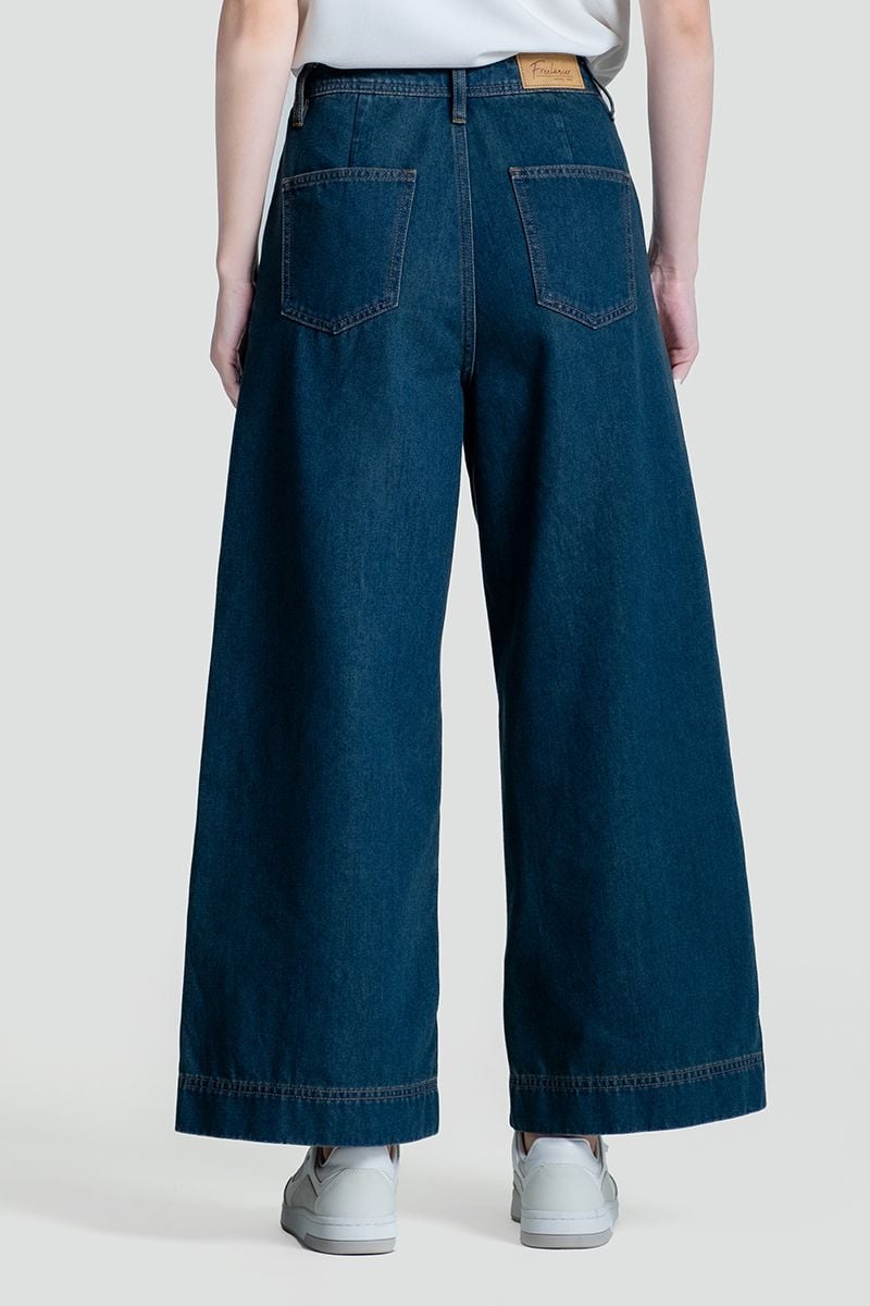  Quần Jeans Nữ Ống Rộng FWJN25SS05G 
