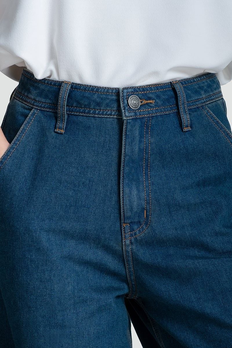  Quần Jeans Nữ Ống Rộng FWJN25SS05G 