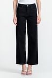  Quần Jeans Ống Rộng Màu Đen FWJN25SS09C 