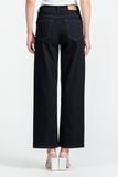  Quần Jeans Ống Rộng Màu Đen FWJN25SS09C 
