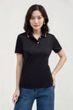  Áo thun nữ cổ bẻ phối viền FWKS22SS02C 
