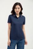  Áo thun nữ cổ bẻ phối viền FWKS22SS02C 