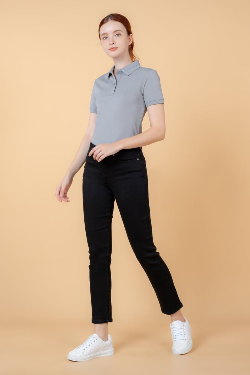  Áo Polo Nữ Form Ôm Tôn Dáng FWKS23SS05G 