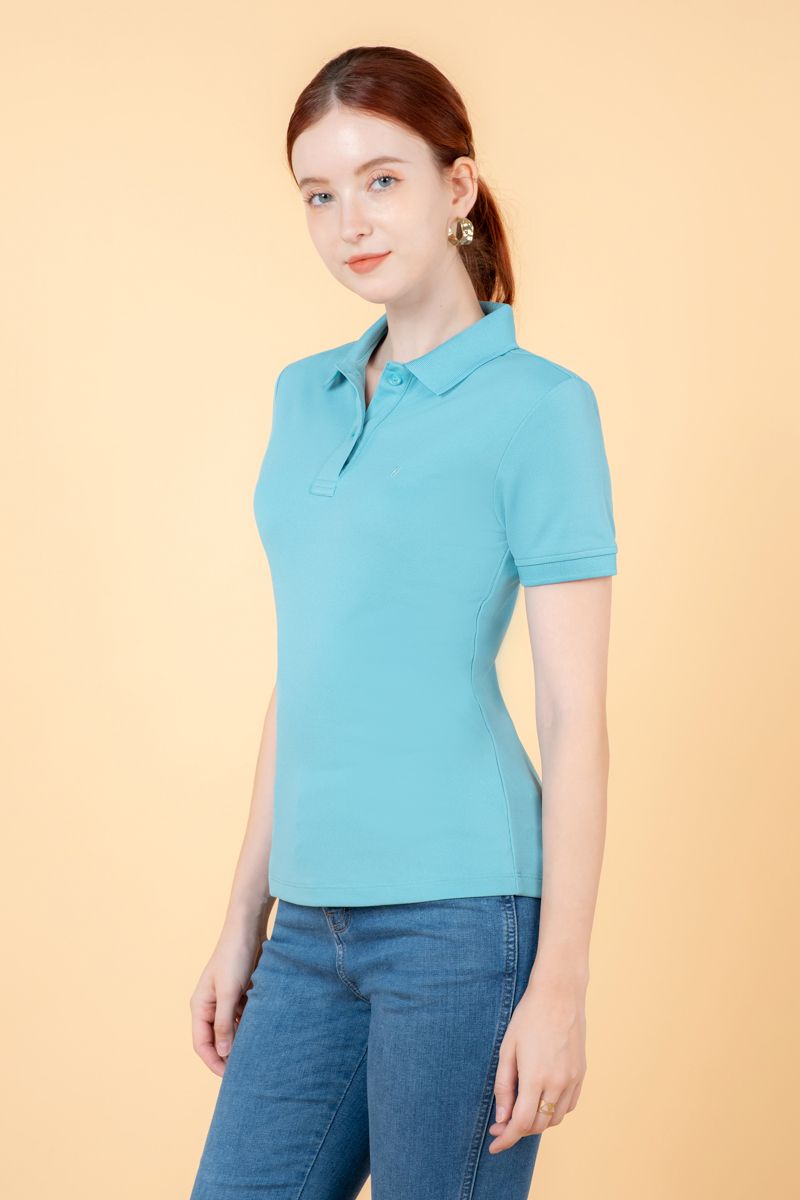  Áo Polo Nữ Form Ôm Tôn Dáng FWKS23SS05G 