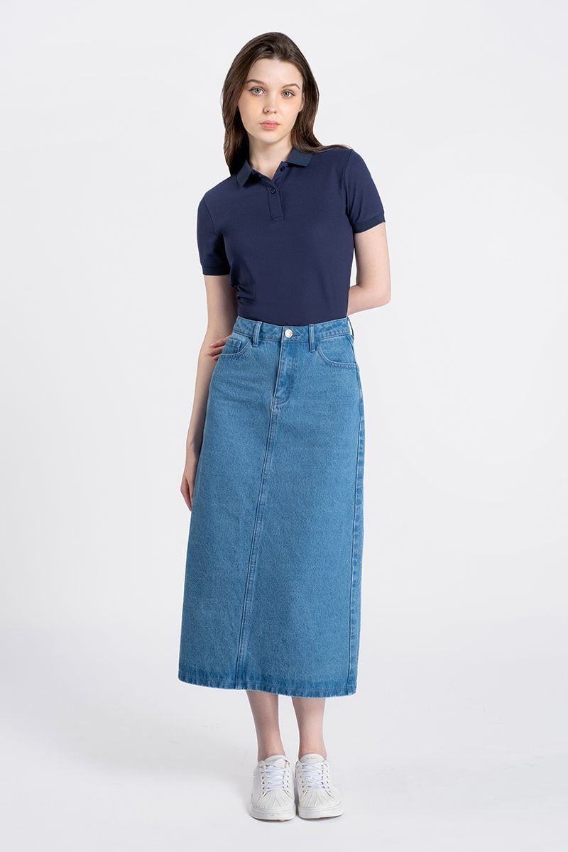  Áo Polo Nữ Tay Ngắn Form Vừa FWKS24SS12G 