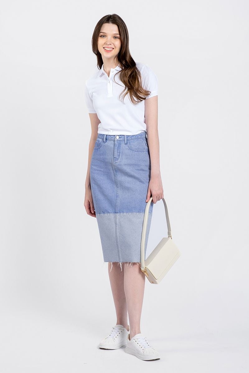  Áo Polo Nữ Tay Ngắn Form Vừa FWKS24SS12G 