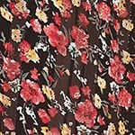  Chân váy midi rút dây in họa tiết FWSK22SS07C 