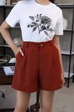  Quần short kèm thắt lưng FWSP22SS10C 