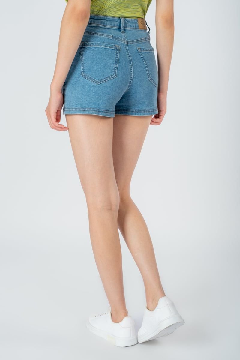  Quần Short Jean Form Ôm FWSP23SS03C 