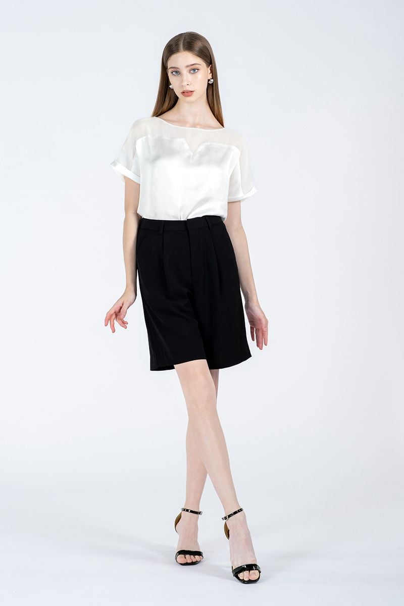  Quần Short Nữ Thời Trang FWSP24SS01C 