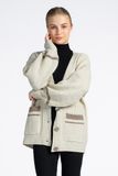  Áo Khoác Len Cardigan Form Rộng FWSW23FH01C 