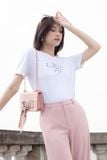  Áo thun nữ cotton in họa tiết FWTS22SS02L 