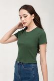  Áo thun nữ tay ngắn basic FWTS22SS16C 