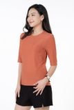  Áo Thun Nữ Cổ Tròn, Tay Lỡ FWTS23SS04G 