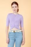  Áo Croptop Nữ Xoắn Eo FWTS23SS06C 