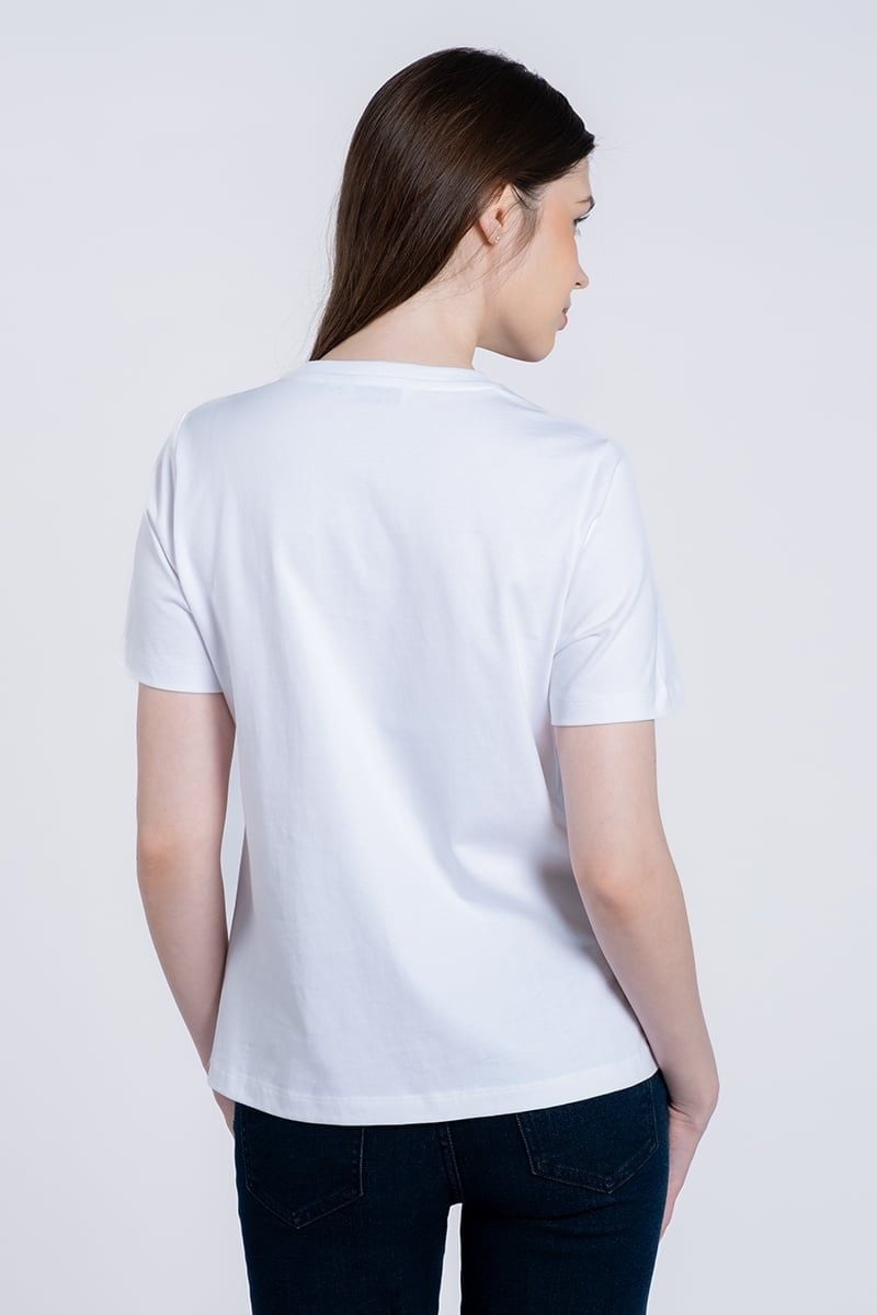  Áo Thun Nữ Basic Cá Tính FWTS24FH08G 