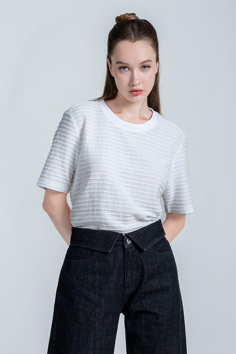  Áo Thun Nữ Dáng Croptop FWTS24FH13G 