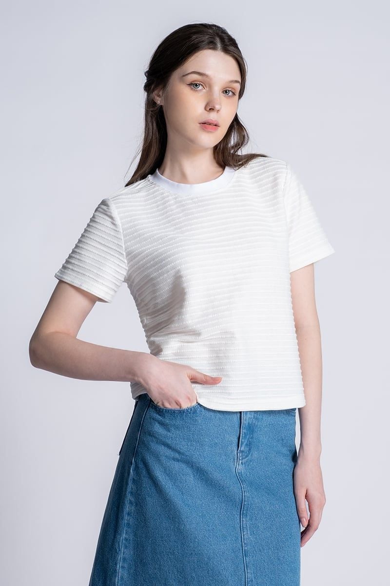  Áo Thun Nữ Dáng Croptop FWTS24FH13G 