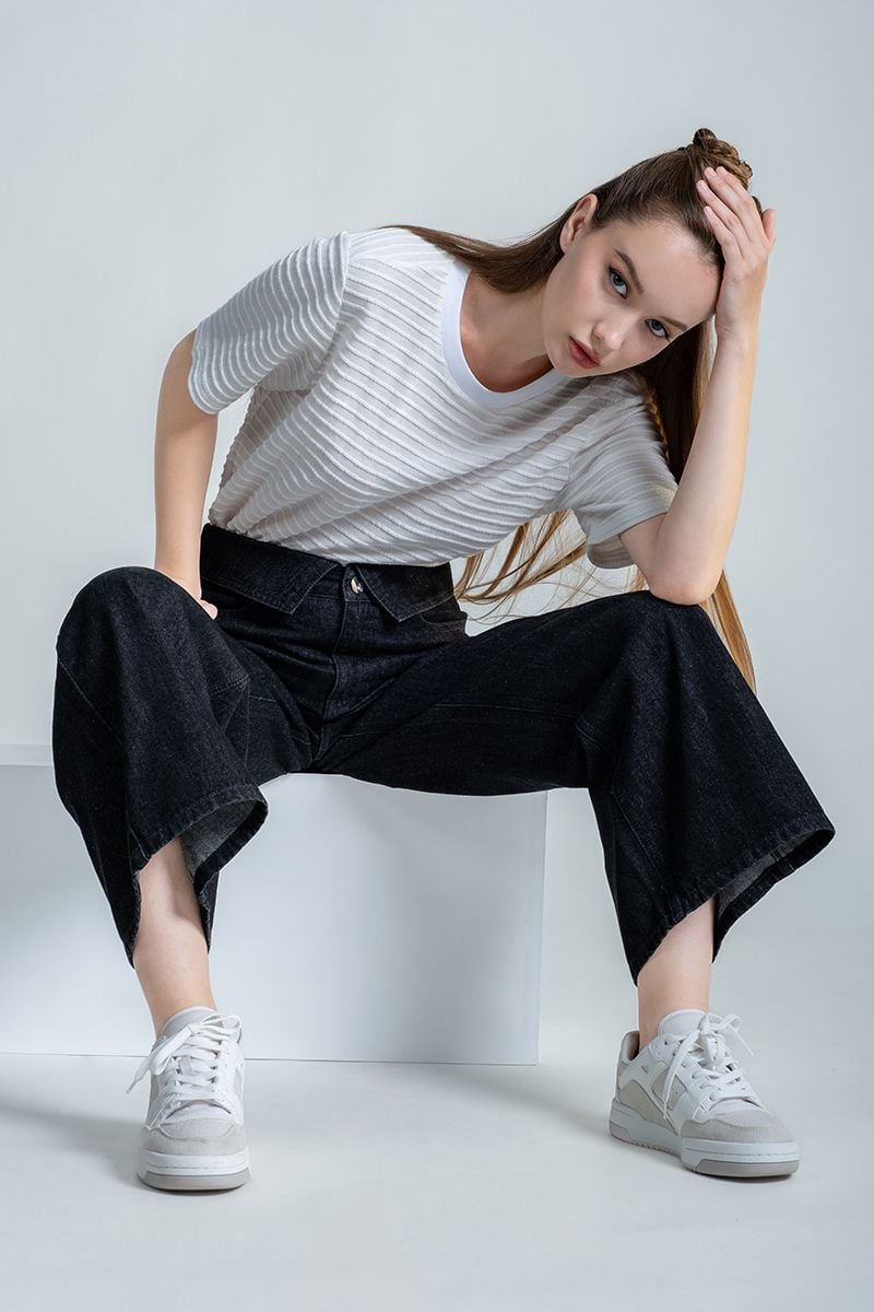 Áo Thun Nữ Dáng Croptop FWTS24FH13G 