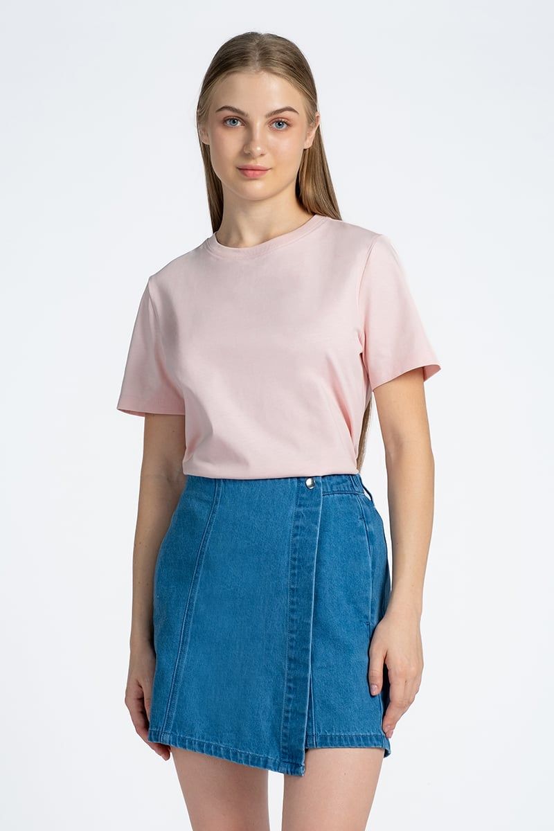  Áo Thun Nữ Tay Ngắn Basic FWTS24SS04G 