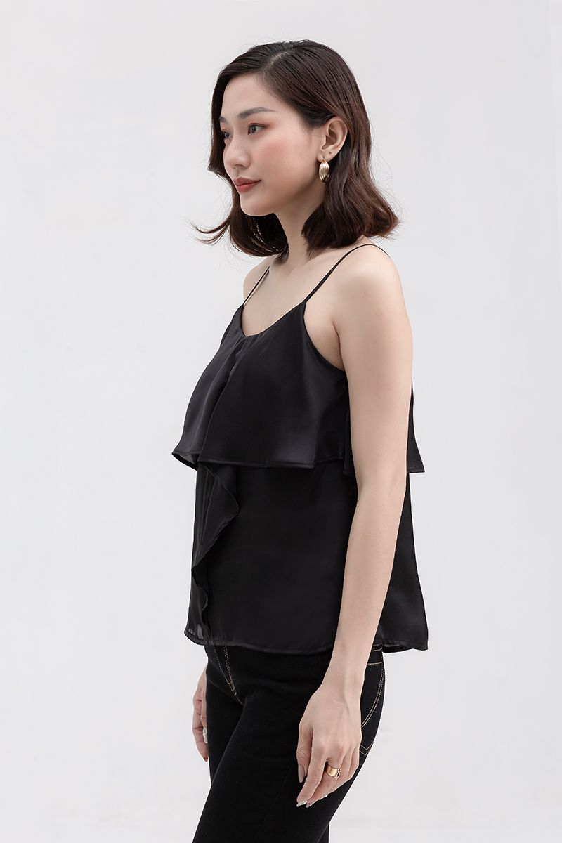  Áo tank top nữ vạt bèo nữ tính FWTT22SS01C 