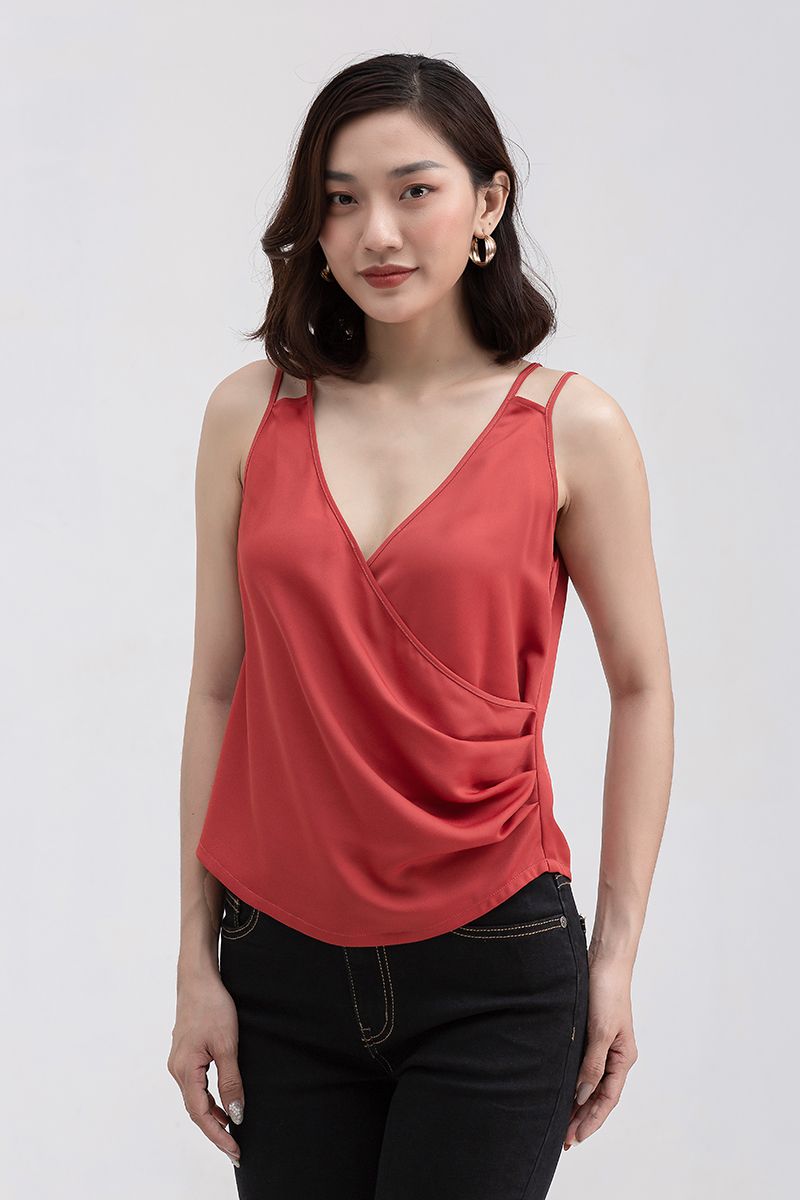  Áo tanktop nữ vạt chéo FWTT22SS02C 