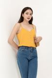  Áo tank top nữ hai dây phối nút FWTT22SS03C 