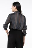  Áo sơ mi họa tiết nữ tính FWWS23SS19C 